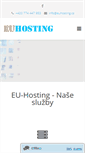 Mobile Screenshot of euhosting.cz