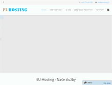 Tablet Screenshot of euhosting.cz